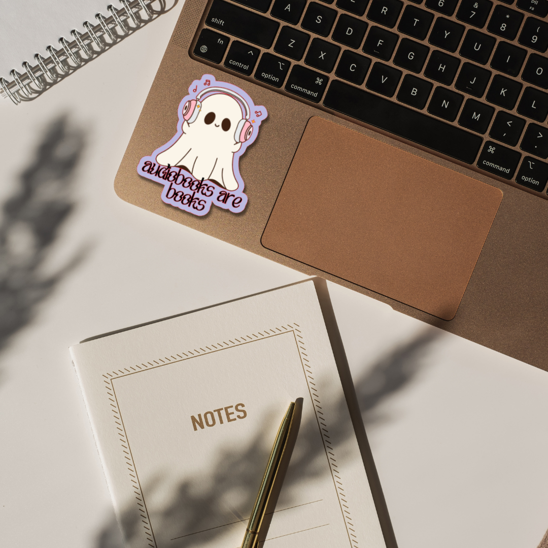 Audiobooks are Books Waterproof Sticker