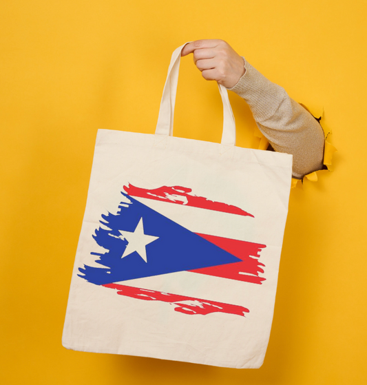 Puerto Rican Flag Tote Bag