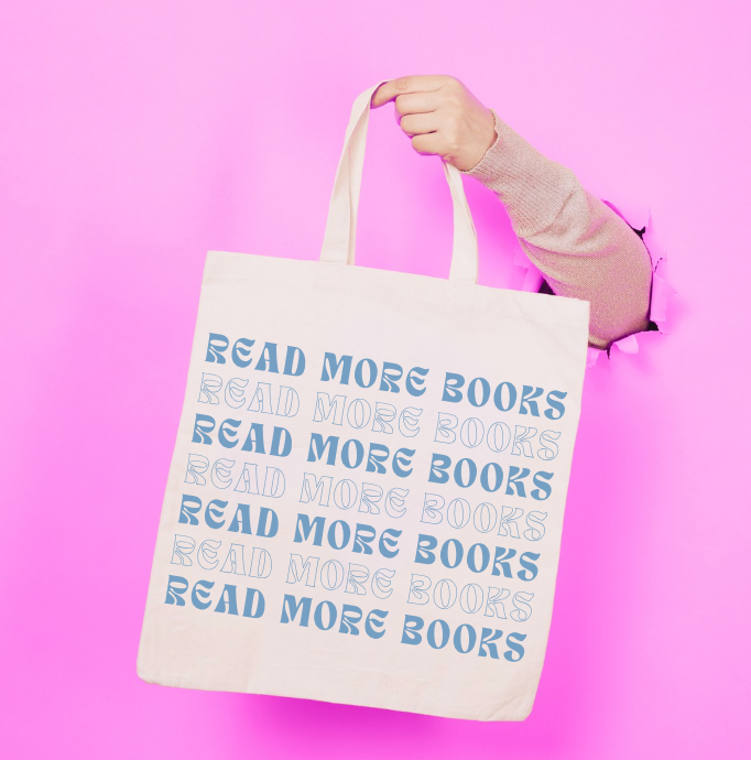 READ MORE BOOKS Tote Bag